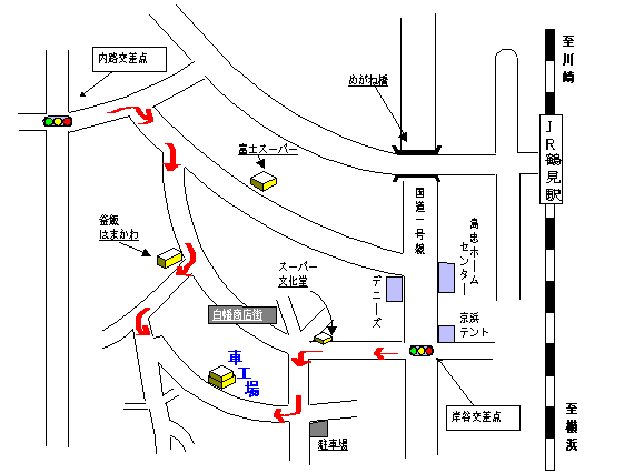 車工場オリジナルマップ